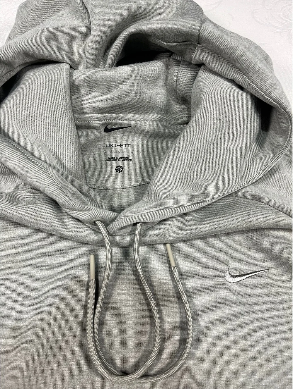 Nike Training Sportswear Solo Swoosh Training Fleece Hoodie Olive Green Large